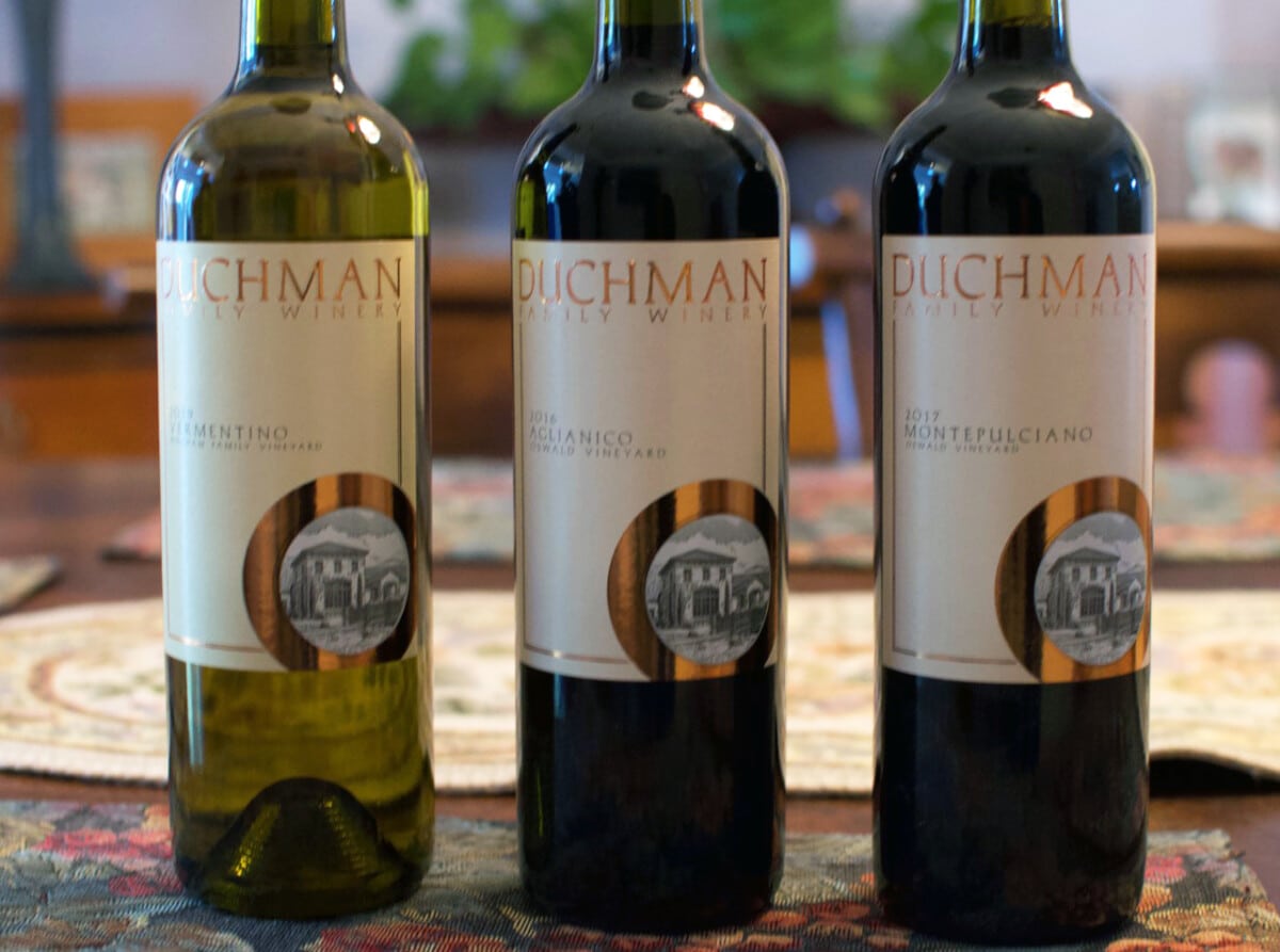 Duchman Vermentino, Aglianico and Montepulciano © Cori Solomon
