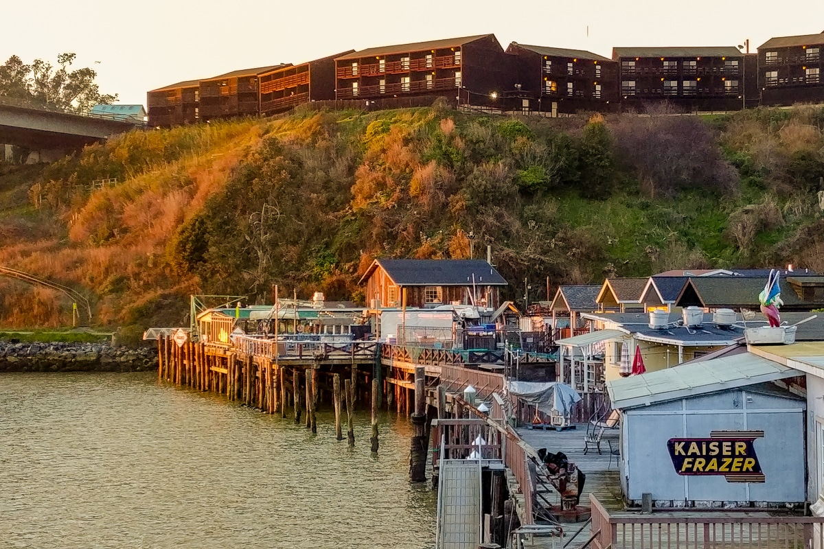 Noyo Harbor sunset.