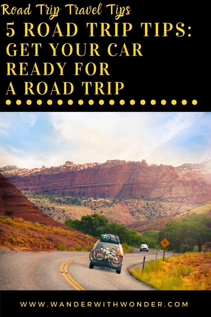 Be prepared with these 5 road trip tips on how to get your car ready for a road trip. And then head out for your favorite destination!