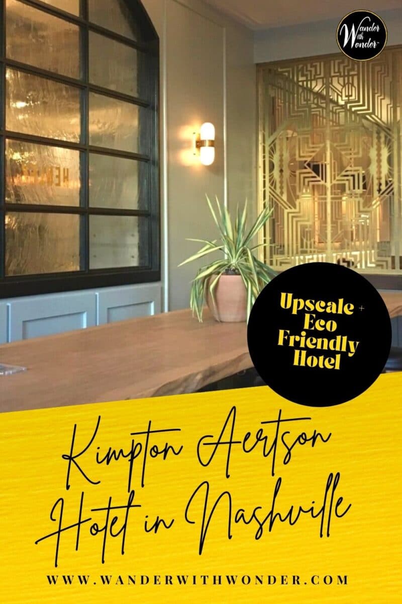 Discover the Kimpton Aertson Hotel, near ‘Music Row’, and within 1.5 miles of the legendary Ryman Auditorium and Country Music Hall of Fame. This green hotel is in the middle of everything in Nashville, TN.