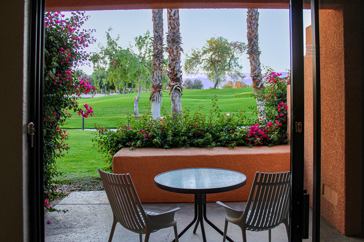 Westin room 1401 golf course view. Photo by Mary Charlebois