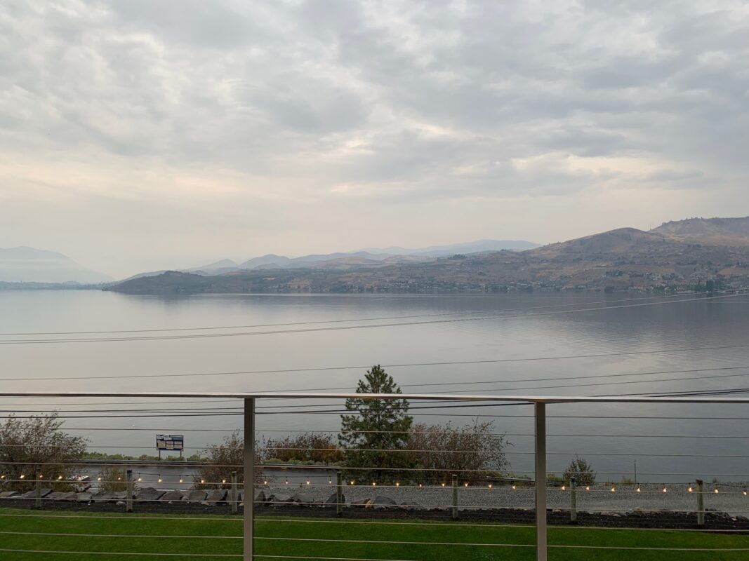Washington's Lake Chelan Wine Country 1 View of Lake Chelan from Mellisoni Vineyards