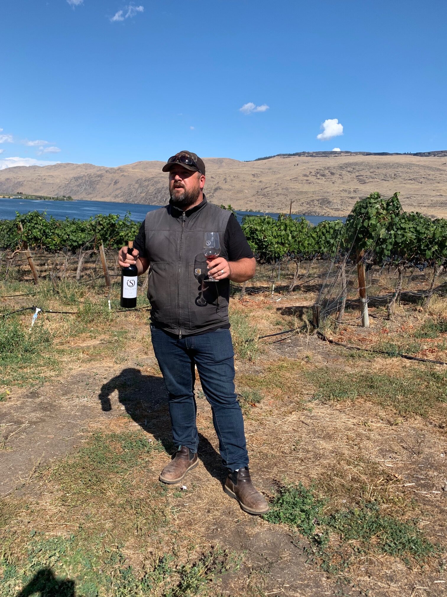 Washington's Lake Chelan Wine Country 8 Brock Lindsay, owner and winemaker at Succession Wines