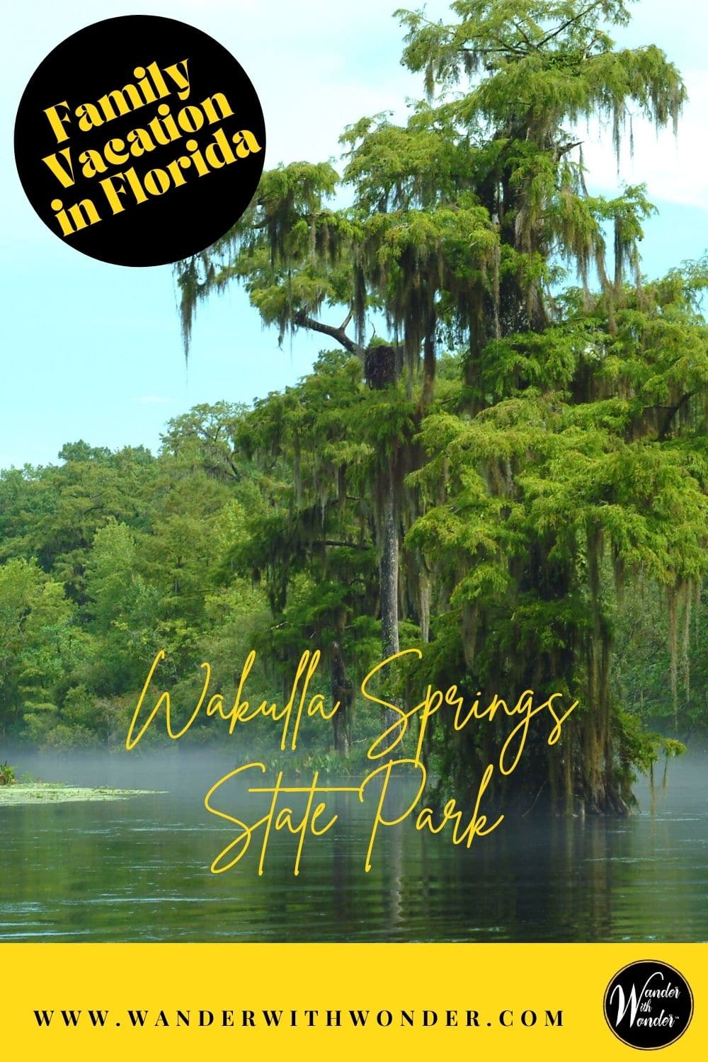 Wakulla Springs State Park near Tallahassee, Florida is a 6,000-acre wildlife sanctuary. It offers something for the entire family, including jungle cruises, great hiking, a swimming hole, a historic lodge, and alligators. It's a perfect location for a family vacation.