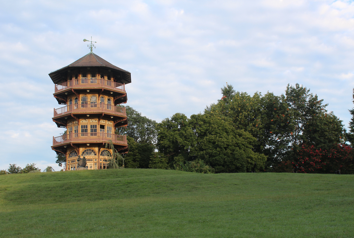 Hiking in Baltimore, Maryland: Historic Backdrops 4 The pagoda in Patterson Park Baltimore Maryland