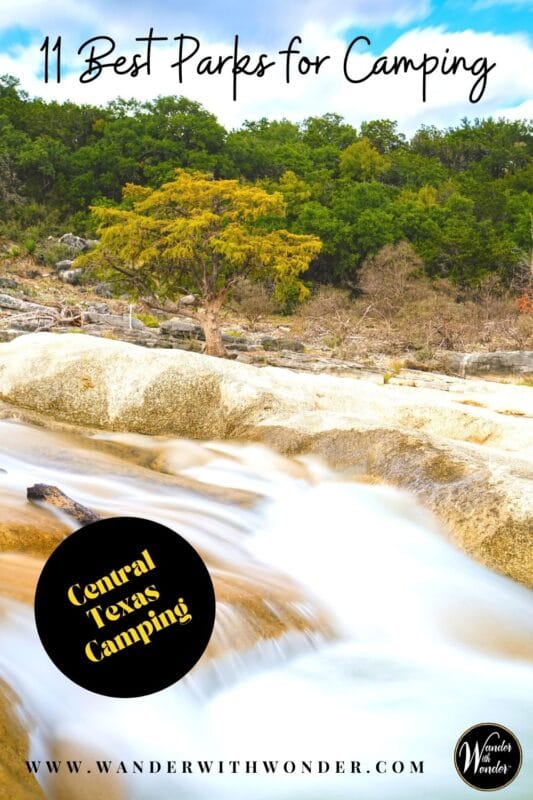 Pack up for a Central Texas Camping getaway at one of the 11 best parks near Austin or San Antonio, close to the Texas Hill Country. Central Texas camping can be a great way to reconnect with your people (or pets) in the outdoors. With sunny skies and mild temperatures in spring and fall, camping is a popular activity, and many families plan multi-generational camping trips. Choose from one of many great parks in Central Texas to make your getaway unforgettable.