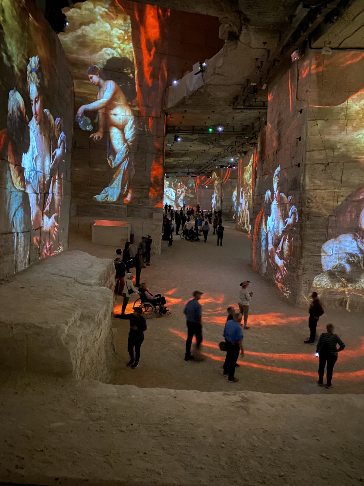 A Cultural Feast Cruising up France's Rhône River 7 Carrieres Des Lumières in Les Baux