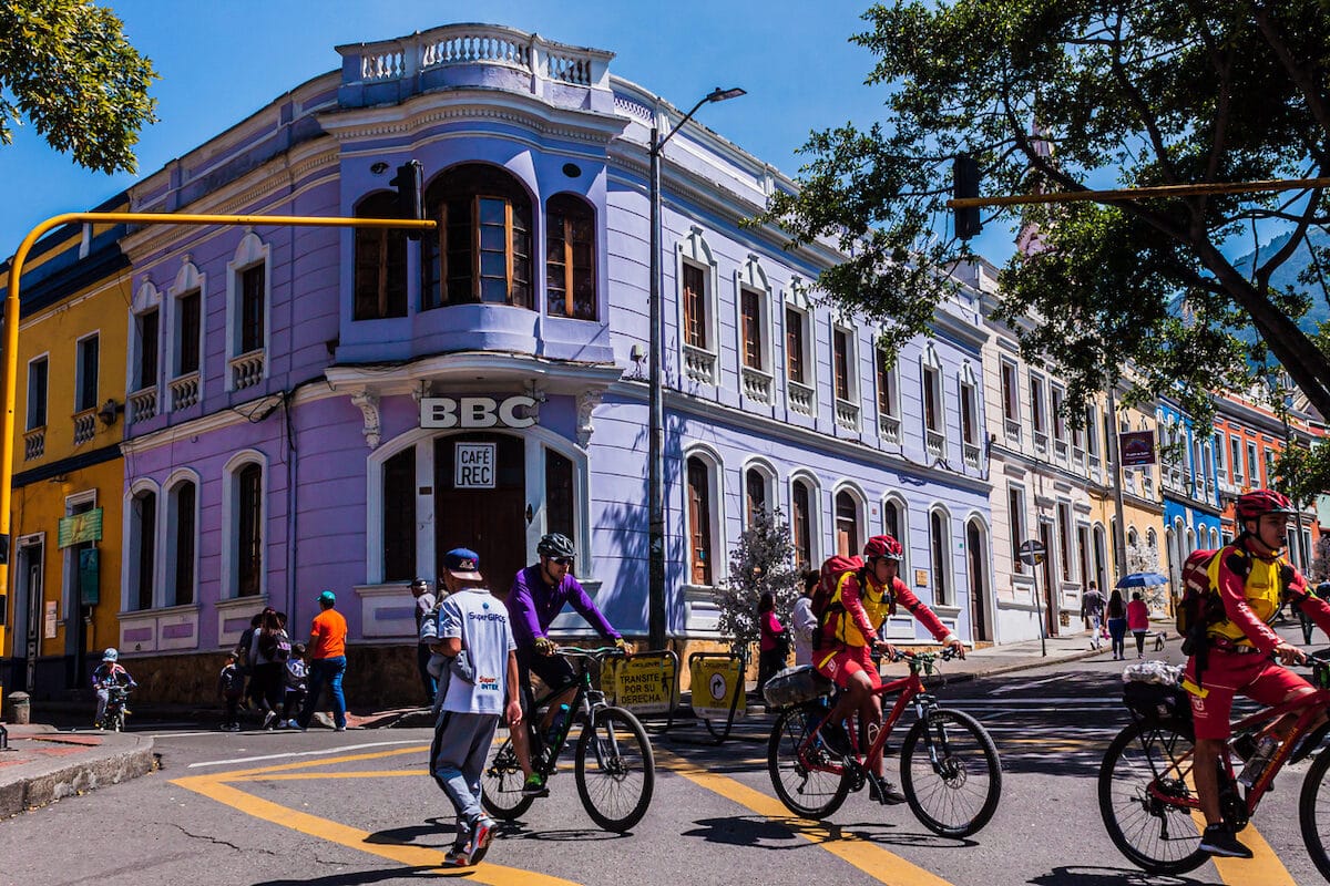 explore on a bicycle