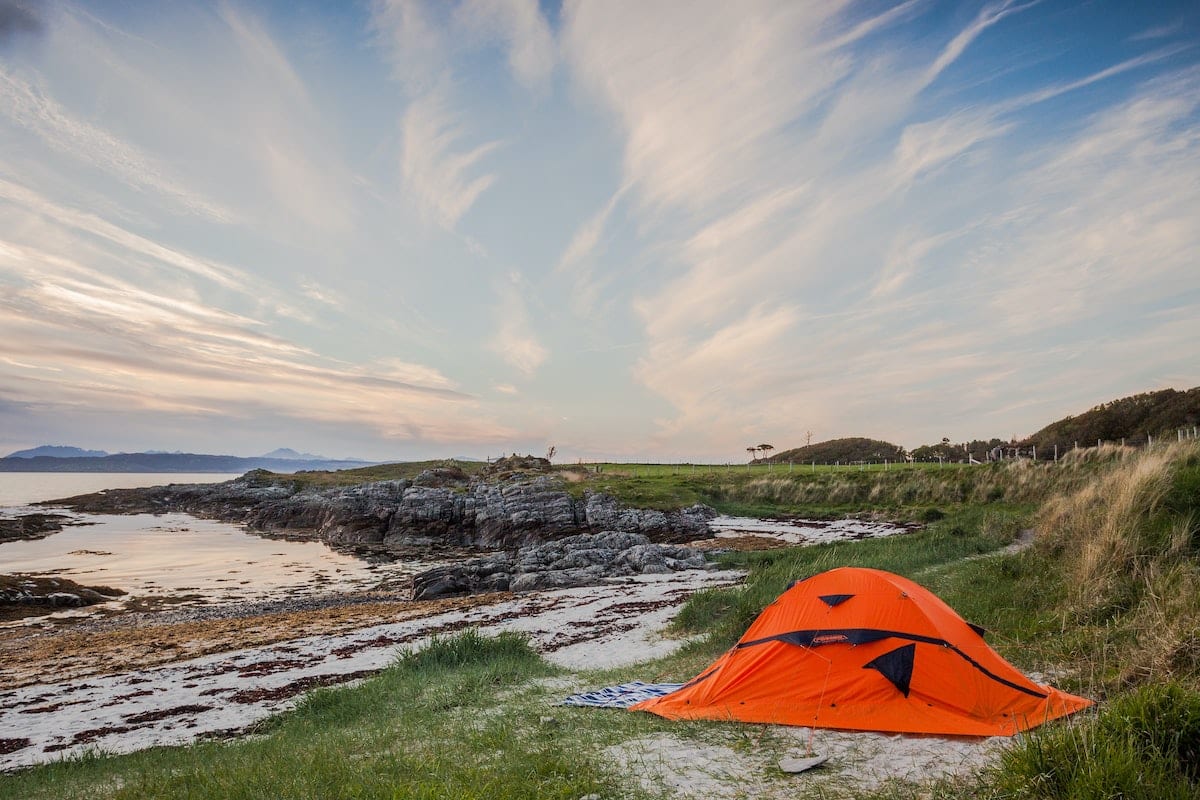 tent camping