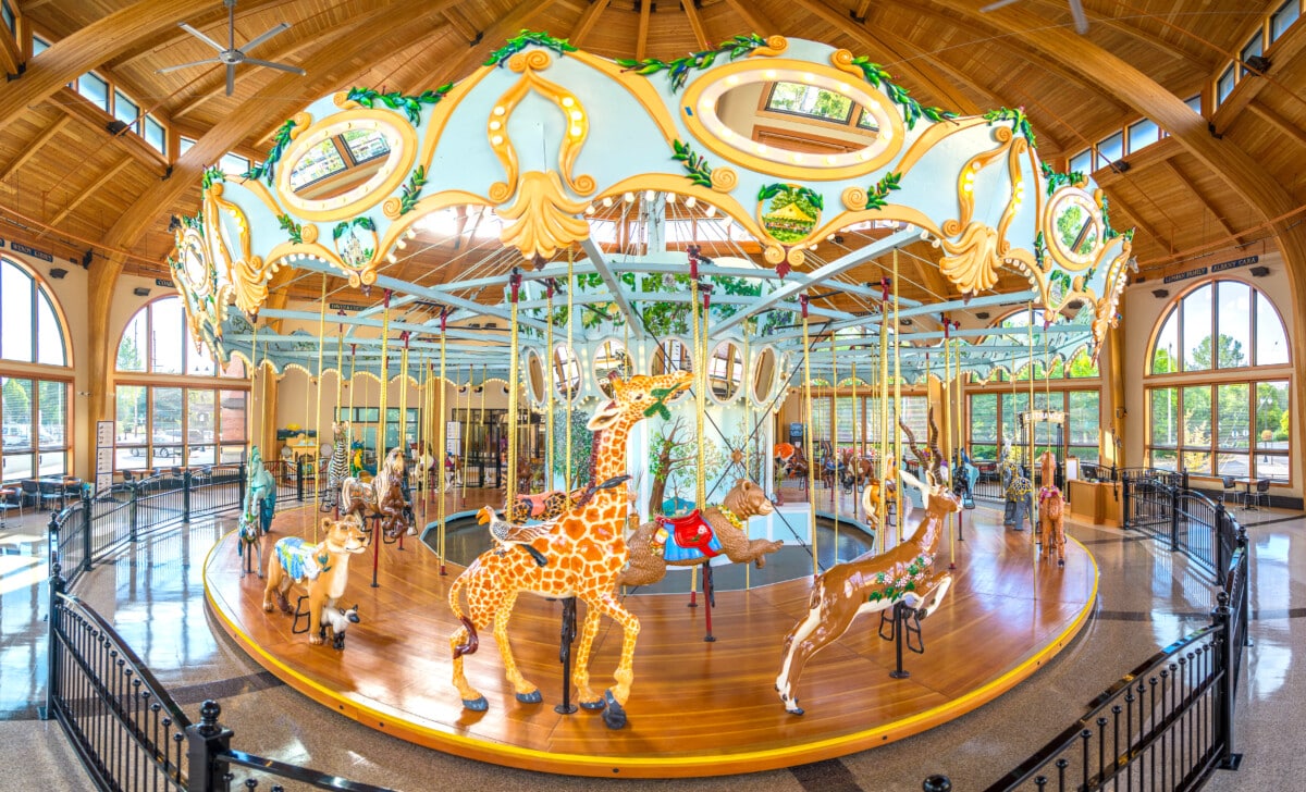 The Albany carousel in Willamette Valley.