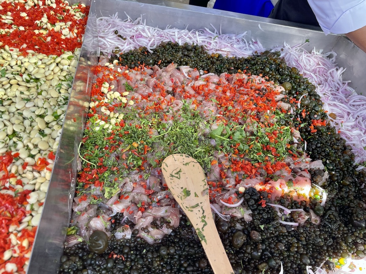 Cevichocho is a local Huaraz specialty.