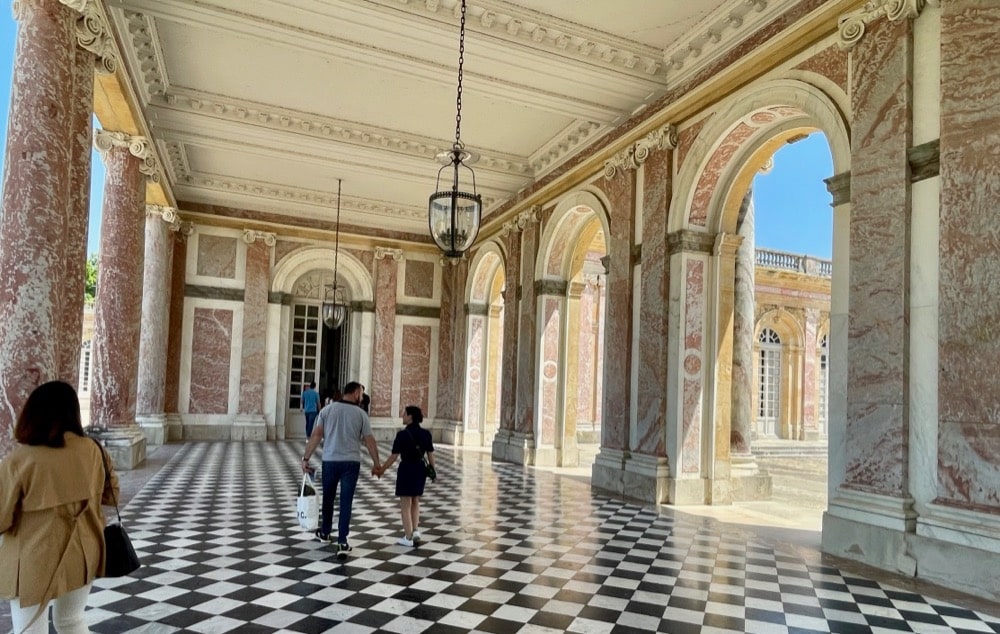 Peristyle during a day trip to Versailles.