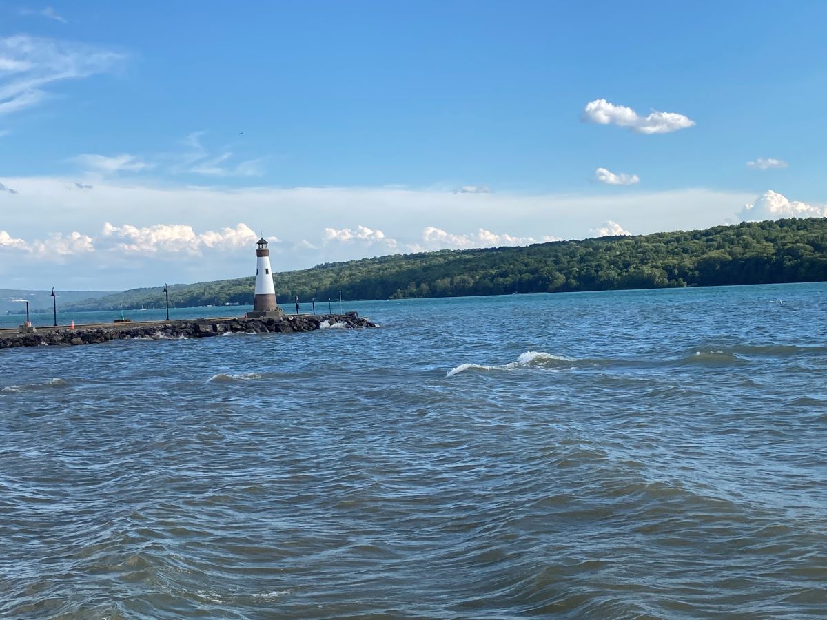 5 Best Upstate NY Lakes: A Finger Lakes Road Trip 8 Finger Lakes Road Trip, a stop at Cayuga Lake.