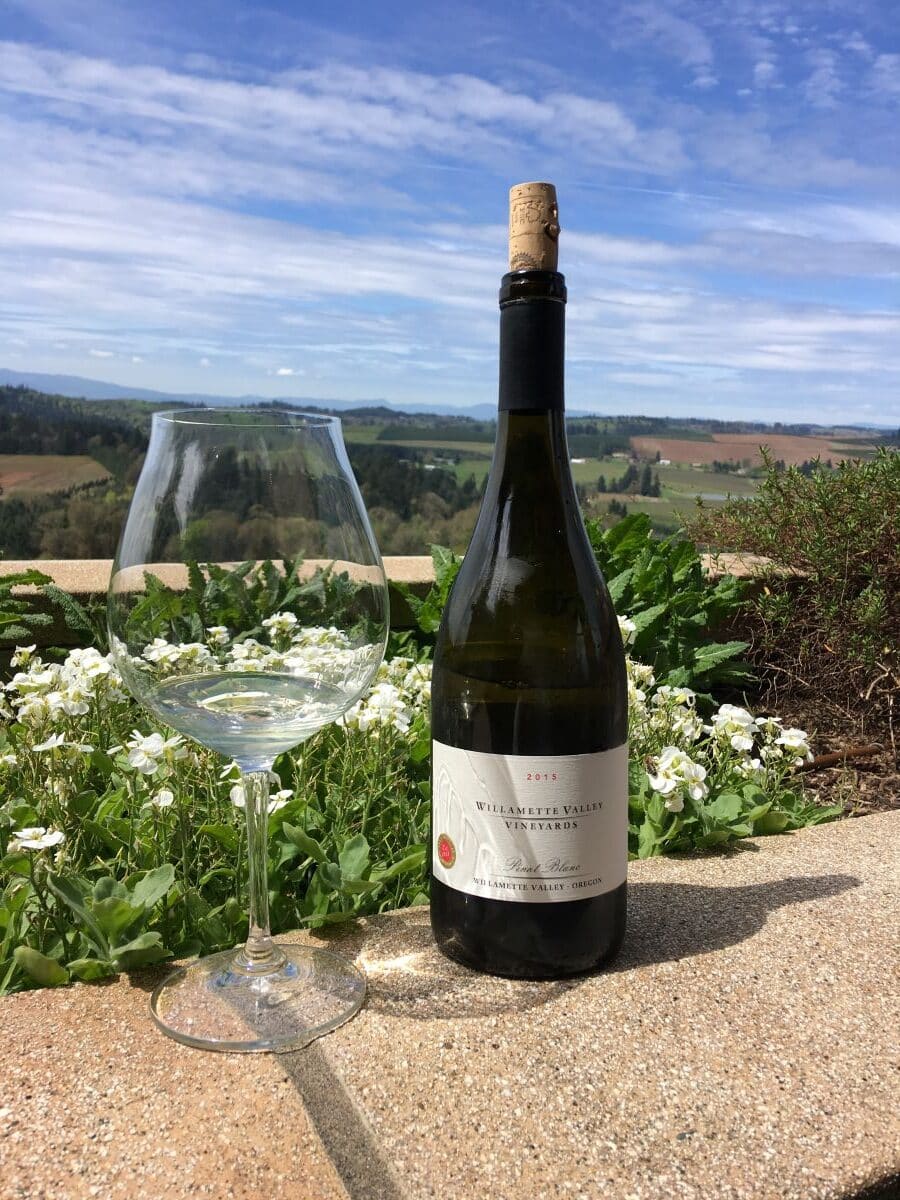 Wine at Willamette Valley Vineyard. Photo by Tracy Ellen Beard