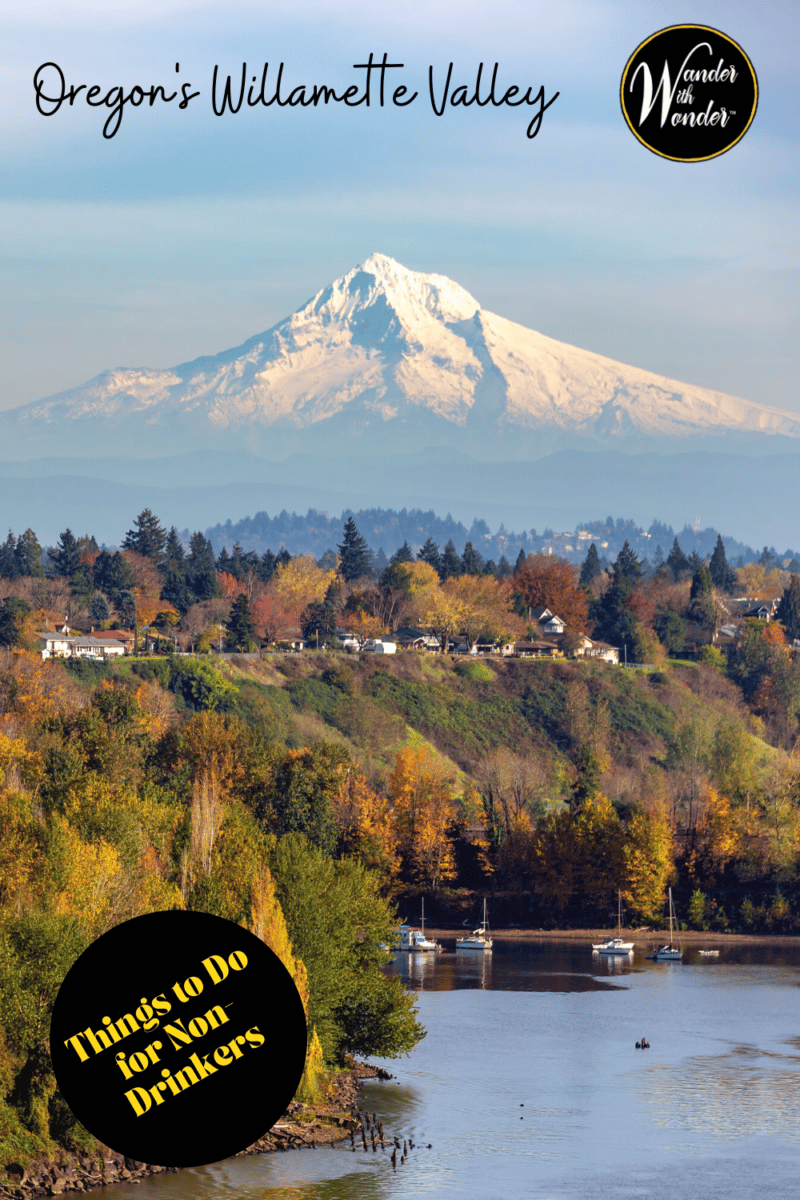 The Willamette Valley is legendary among wine lovers. But there are so many fun things in the Willamette Valley for non-drinkers.