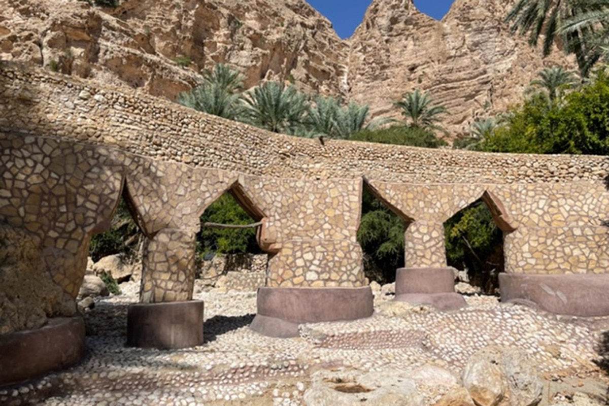 Hiking in Oman's Jayla village.