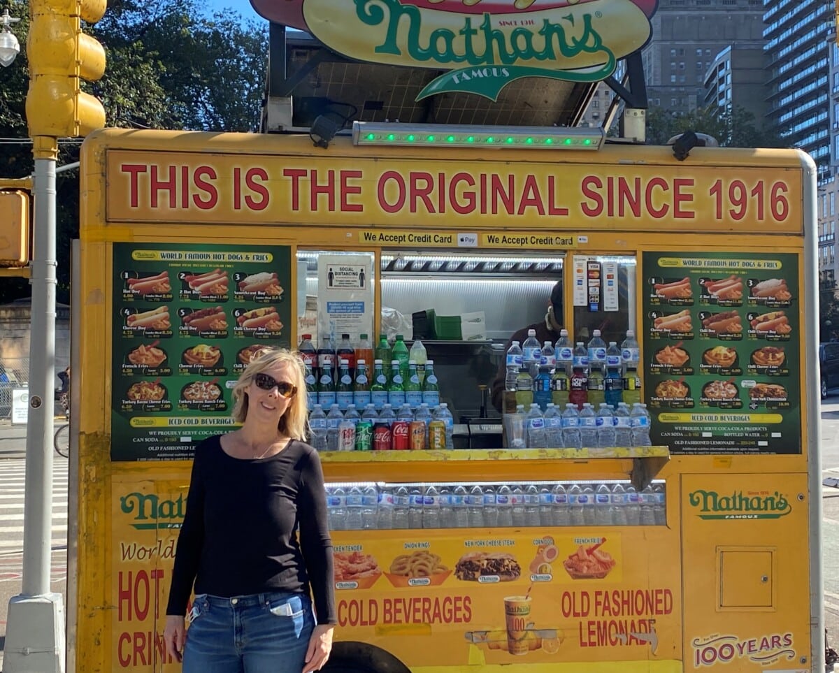 Nathan's Famous hotdogs.