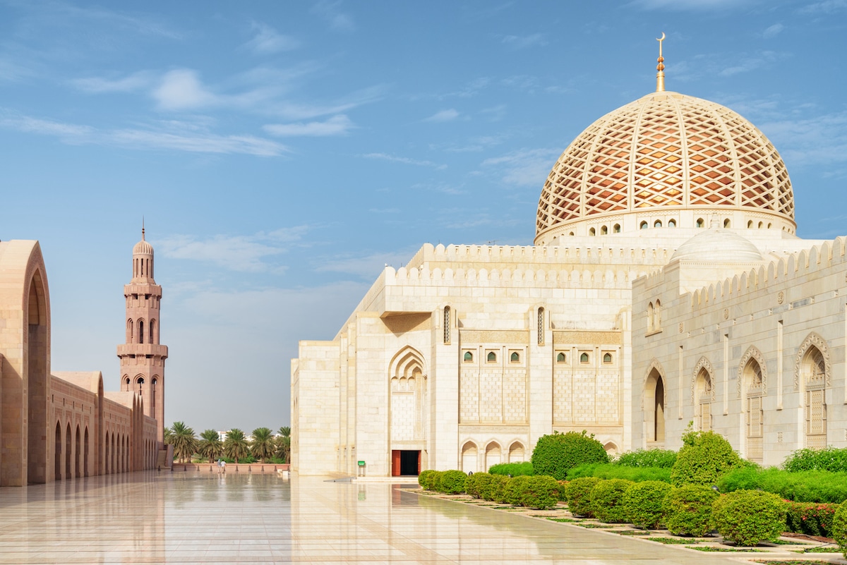 Sultan Qaboos Grand Mosque in Oman