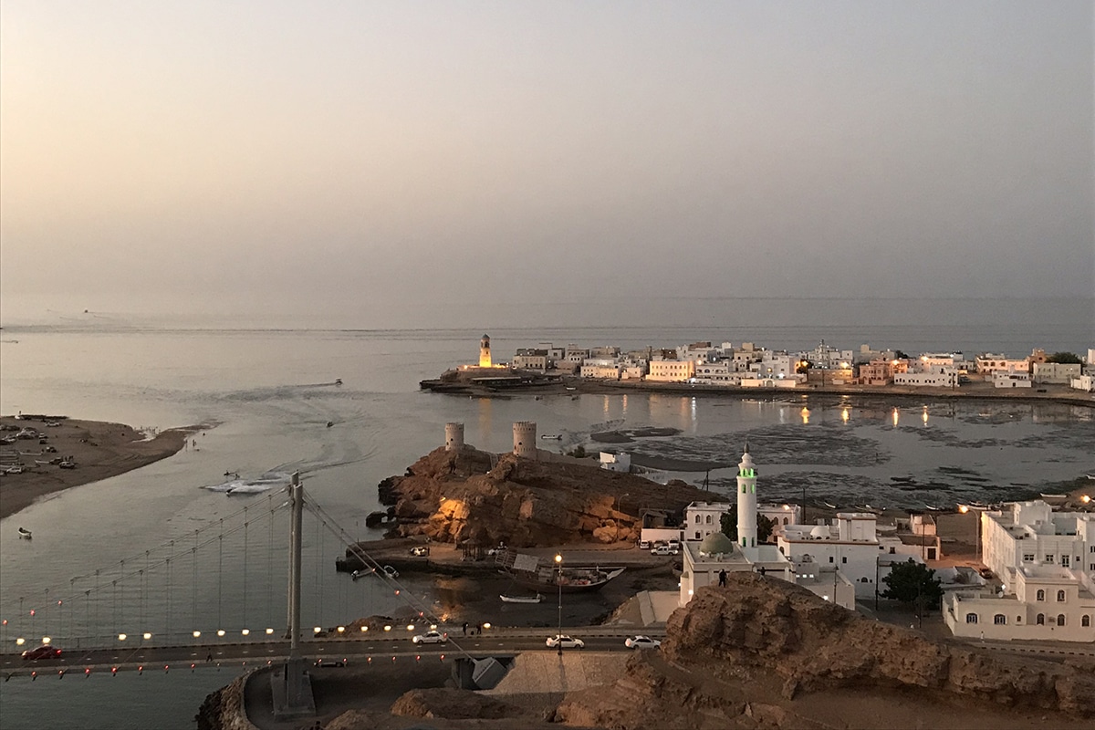 Things to do when you visit Oman, a Sur sunset.