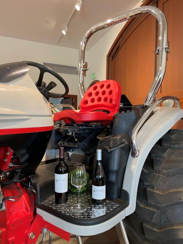Wines and tractors at Trattore.