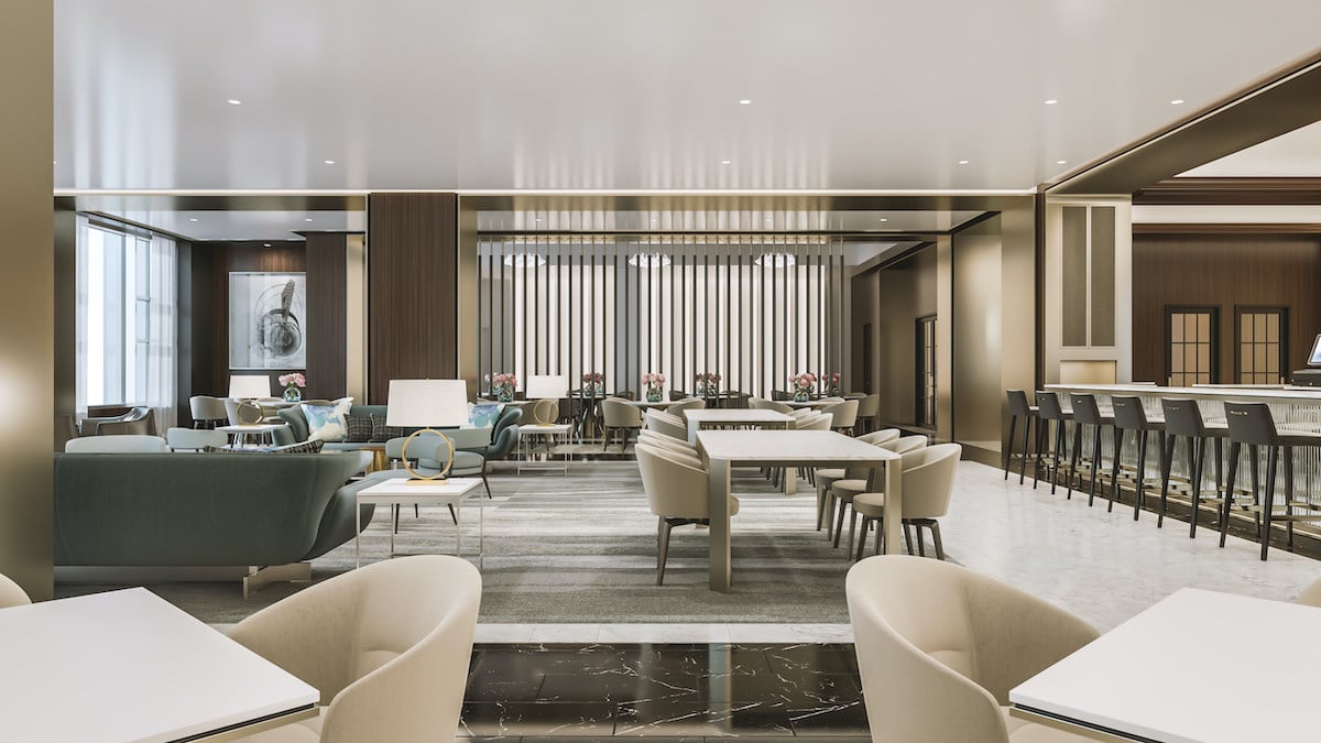 Four Seasons Chicago lobby.