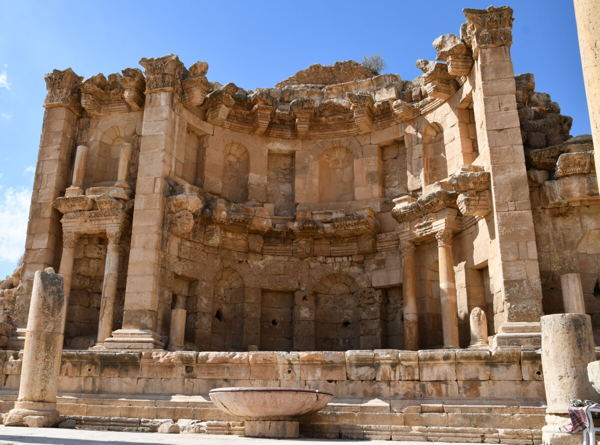 6 Day Trips from Amman, Jordan 2 The Nymphaeum is just one of the sites in Jerash near Amman.
