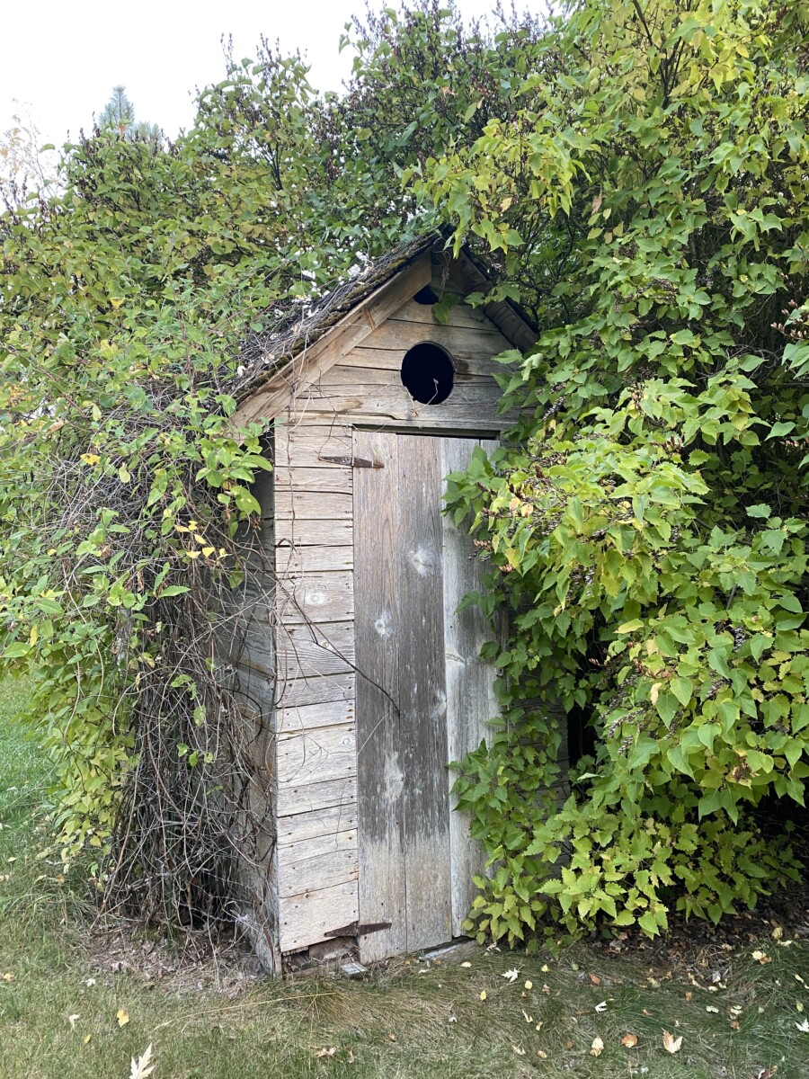 Gardenview Estate: A Vegan Inn in Kettle Falls, WA 9 The nuns' historic outhouse!