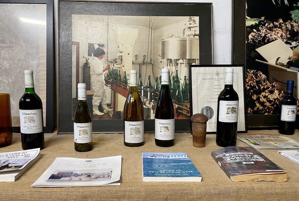 A lineup of Matawhero wines