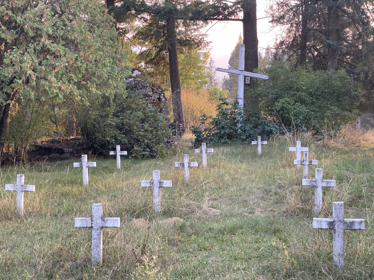 Only two graves are still inhabited at Our Lady of the Valley Cemetery.