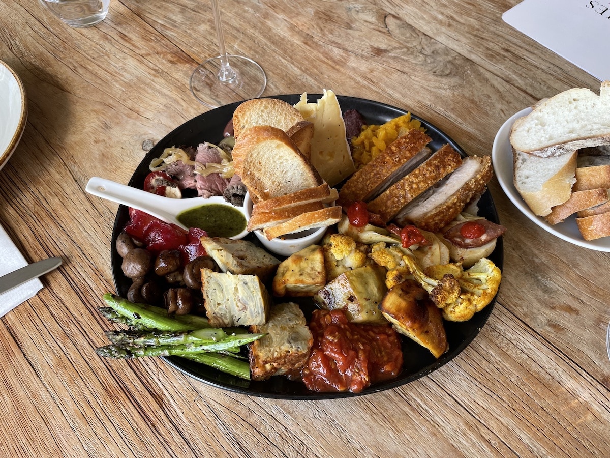 The vineyard platter at Poppies is my favorite in all of New Zealand.