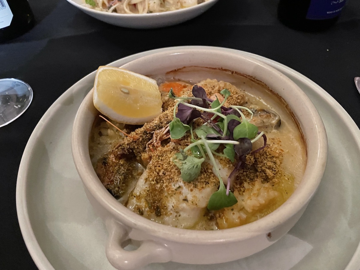 Roast gurnard filet at Union Square.