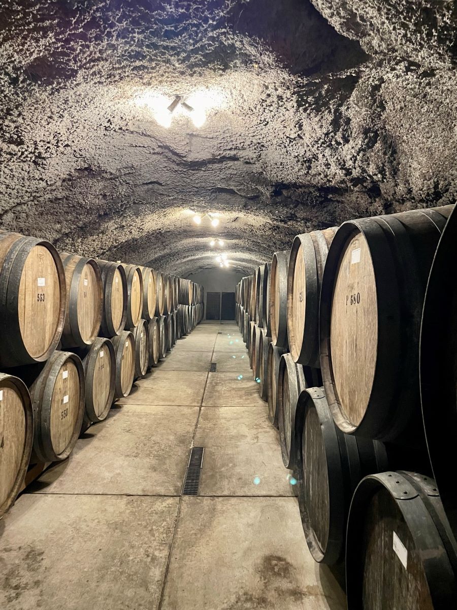 Schramsberg Vineyard caves.