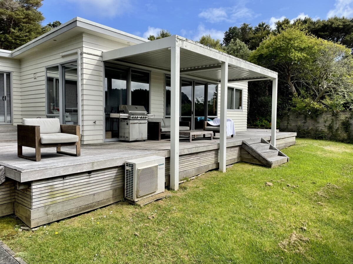 Waiheke vacation rental home.