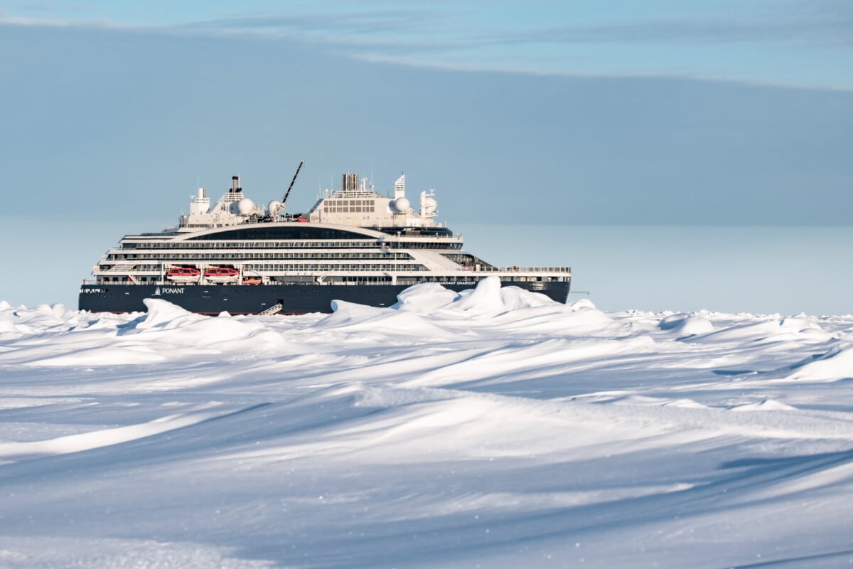 The Commandant Charcot: Arctic and Antarctic Cruises 2 arctic and antarctic cruises on the Commandant Charcot