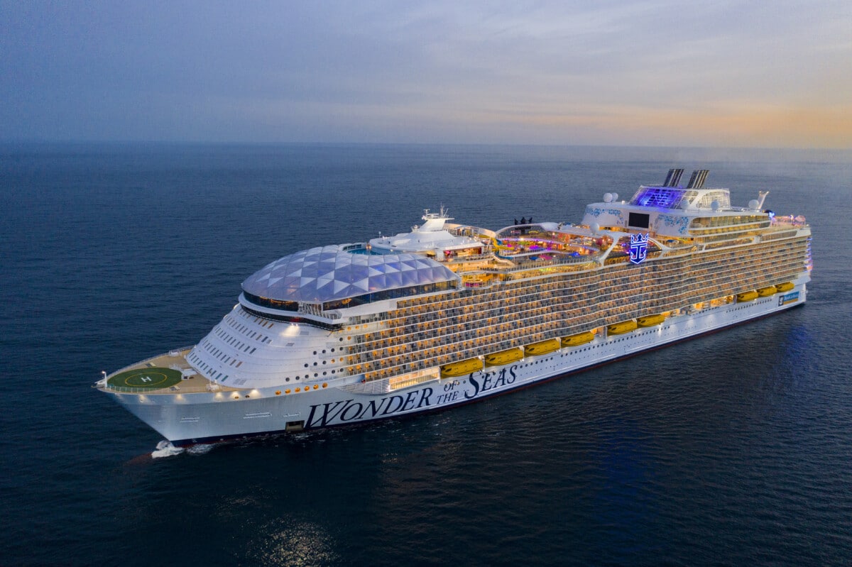 Meet Wonder of the Seas, Royal Caribbean's largest cruise ship. Photo courtesy of Royal Caribbean.