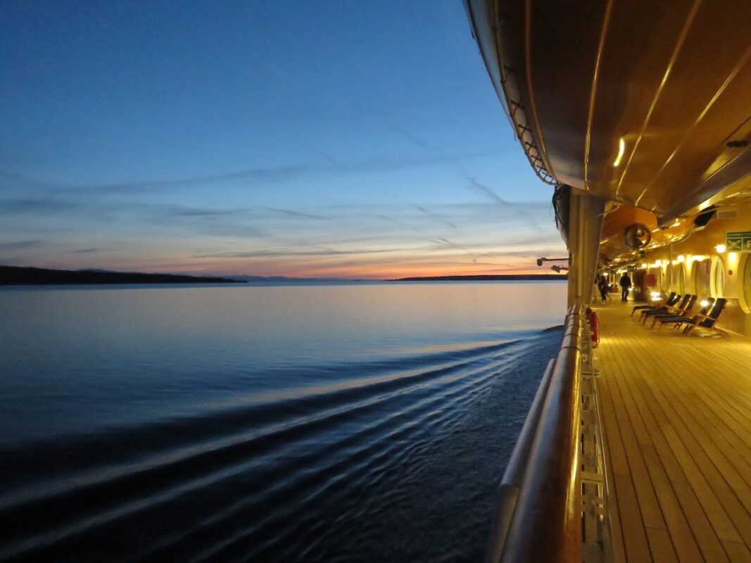 deck of a cruise ship