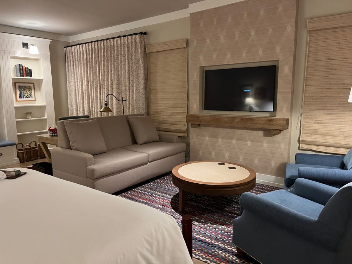 This Executive Level suite simultaneously offered luxury and comfort at the Inn at SentryWorld.