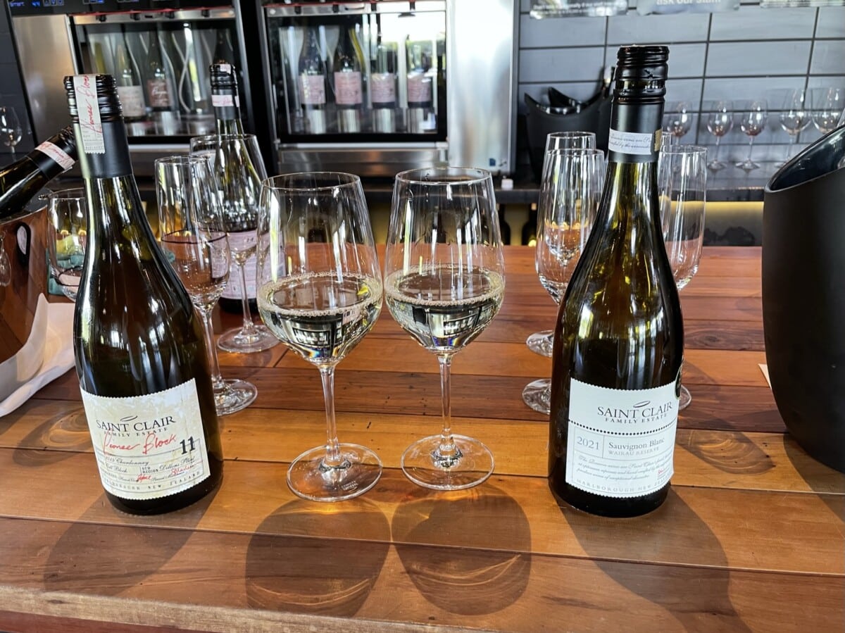 Savignon blanc and chardonnay.