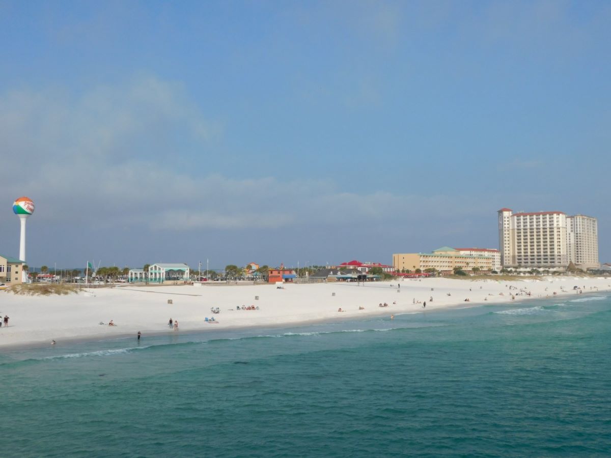 Pensacola Beach View from the pier.