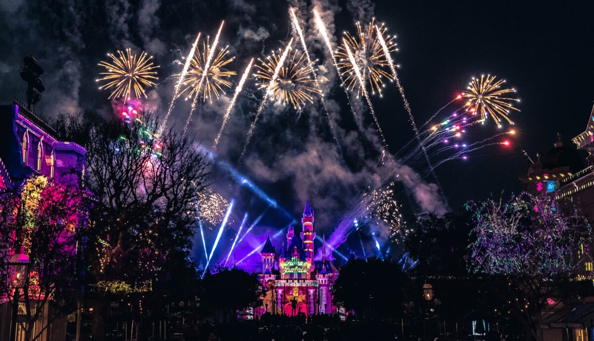 What to see now at Disneyland, the fireworks show Wonderous Journeys.