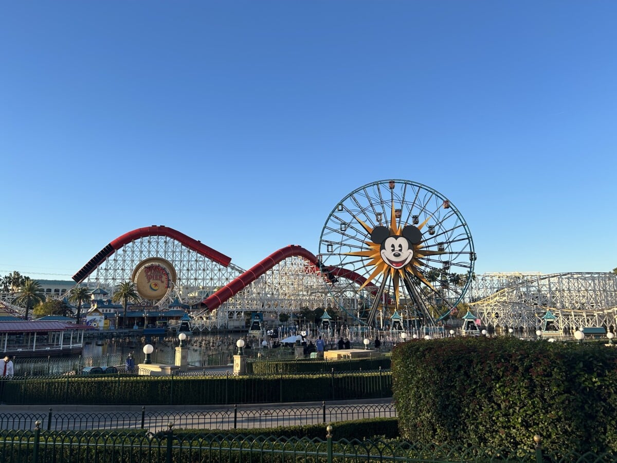 Early morning view of Disney's California Adventure.