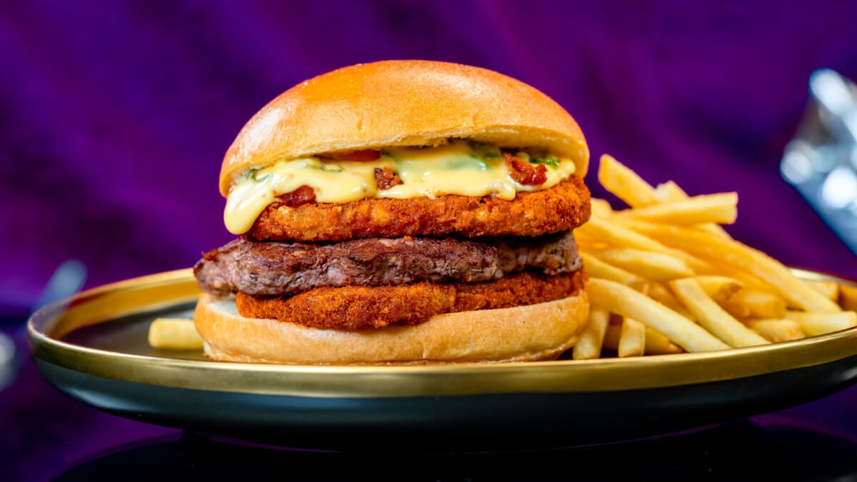 The new .Potato and Cheddar Cheeseburger.