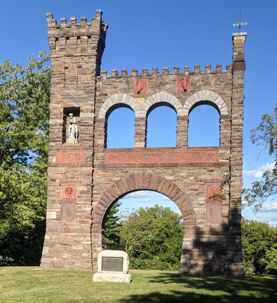 When you visit Maryland, be sure to see the monument to Civil War correspondents at Gathland State Park.