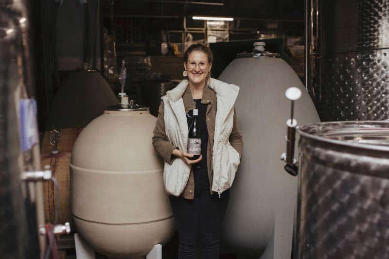 Michaela Riedmüller one of Austria's female winemakers.