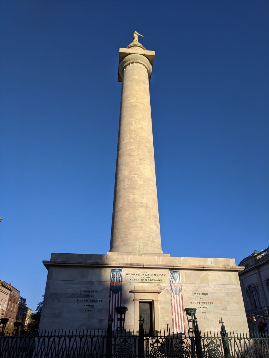 The Washington Monument.