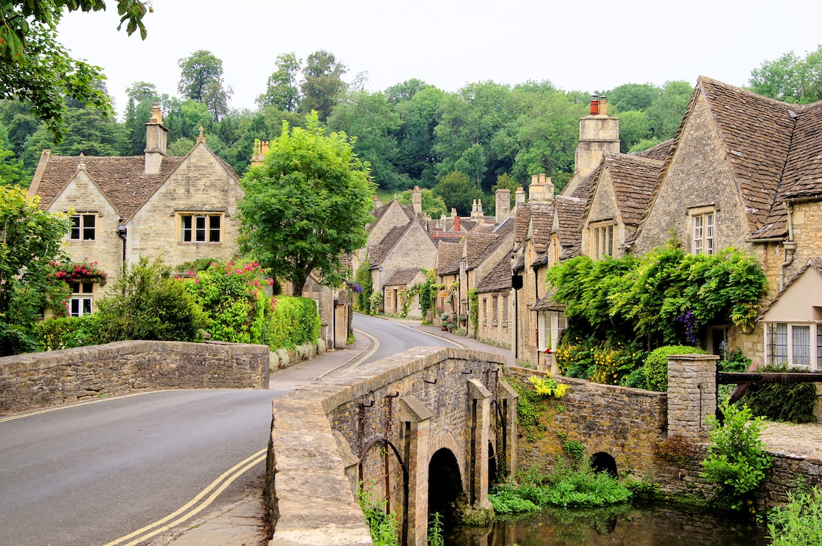 Cotswold village of Castle Combe, England