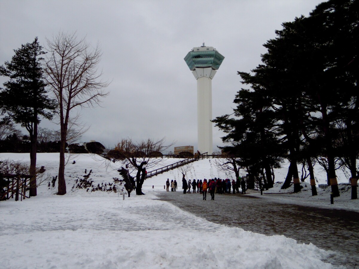 An Intimate Photo Tour of Japan 43 The fortress, Goryokaku, was a fun attraction in Hakodate. Going up in the tower offered good views of Hakodate and the fortress.