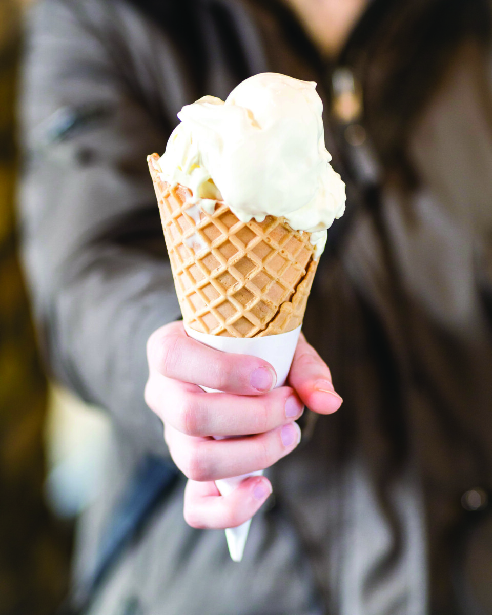 Rich, decadent custard fills a massive cone at Kopp's, a place to dine on Milwaukee custard.