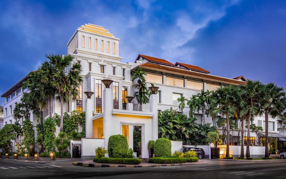 Park Hyatt Siem Reap hotel façade.