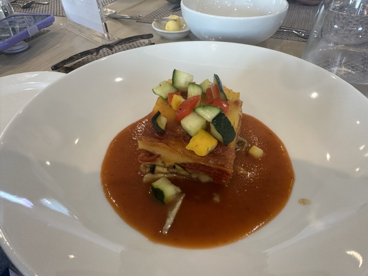 Cruising the Galapagos with Hurtigruten Expeditions 11 Dinner at sea.
